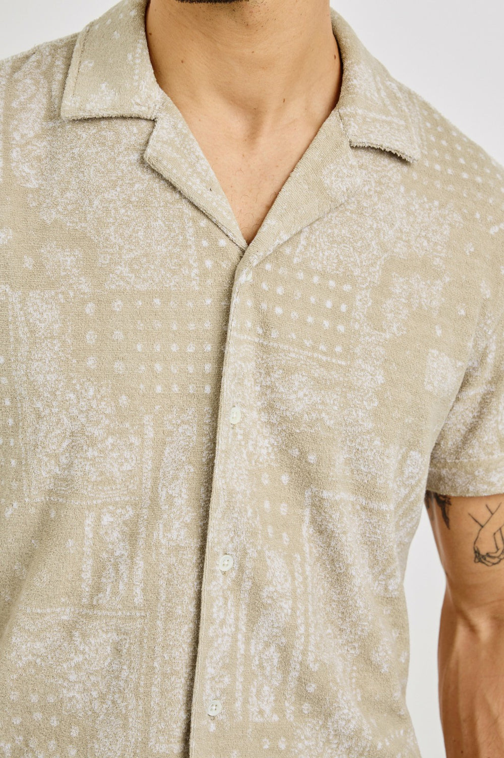 MAVERICK SHIRT - BANDANA CRAFT PAPER| Rails on sale