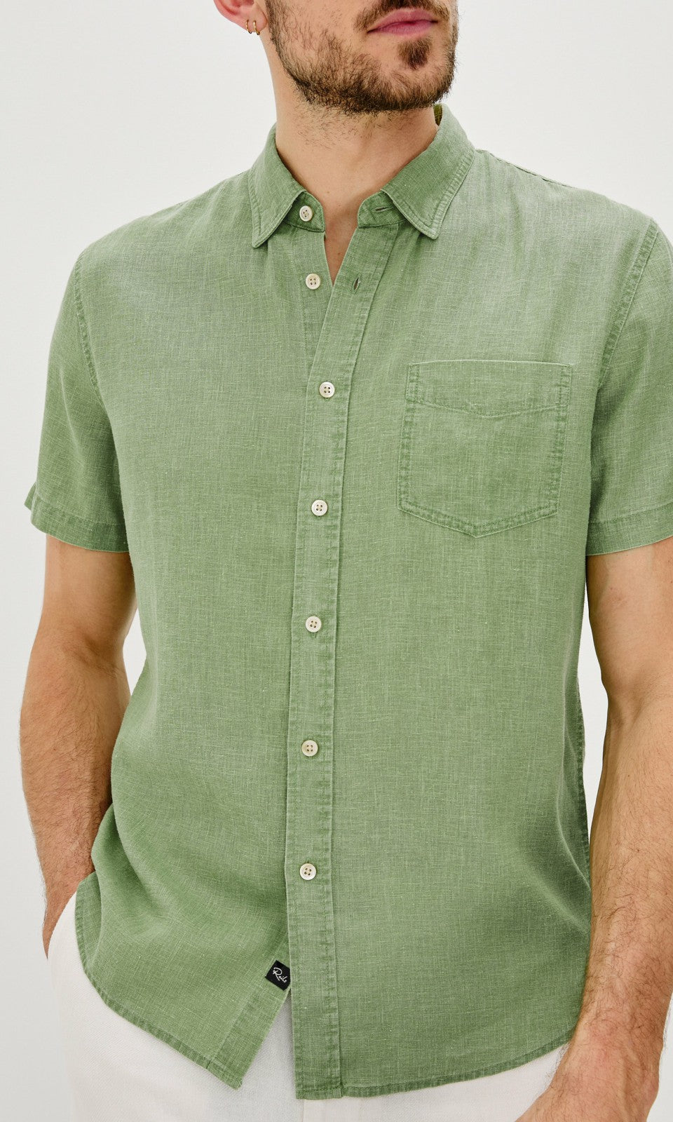 PAROS SHIRT - MATCHA| Rails online