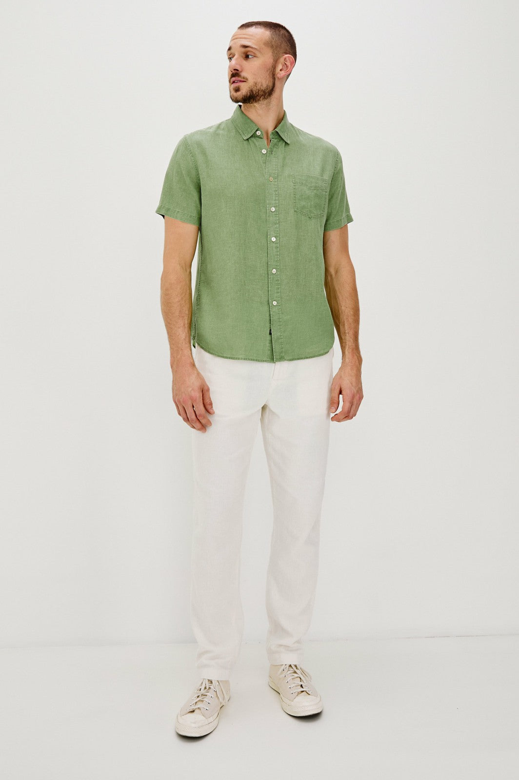 PAROS SHIRT - MATCHA| Rails online