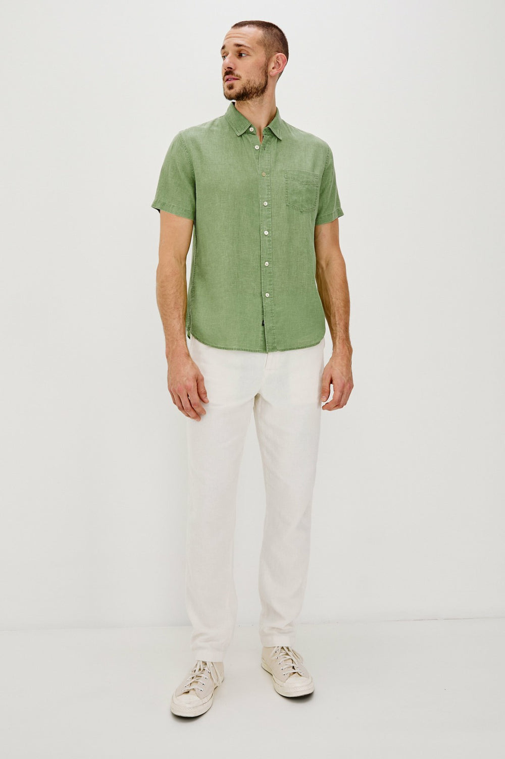 PAROS SHIRT - MATCHA| Rails online