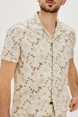 TYLER SHIRT - KHAKI WHITE SUNFLOWER| Rails US