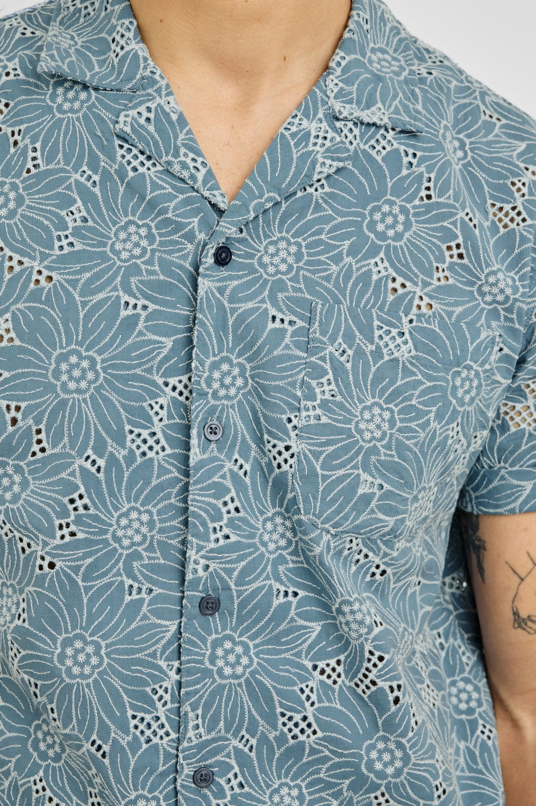 TYLER SHIRT - MULTI BLUE SUNFLOWER| Rails outlet