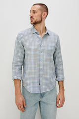 WYATT SHIRT - BLUEFIN CORAL| Rails for sale
