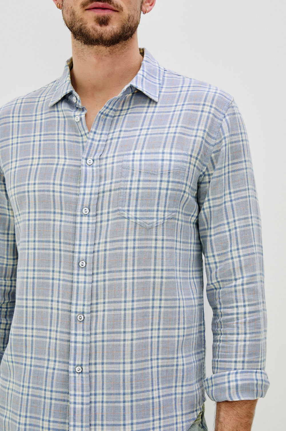 WYATT SHIRT - BLUEFIN CORAL| Rails for sale