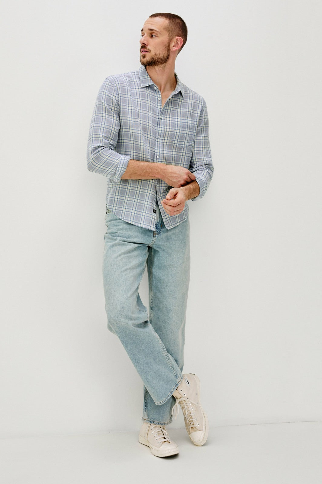 WYATT SHIRT - BLUEFIN CORAL| Rails for sale