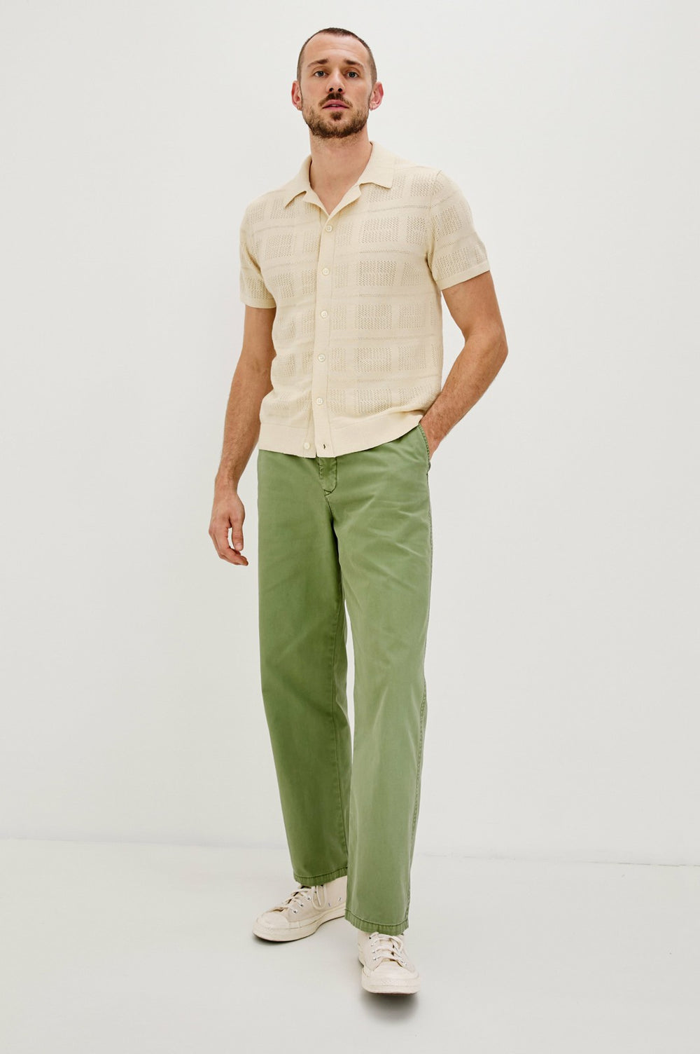 YATES SHIRT - CREAM| Rails US