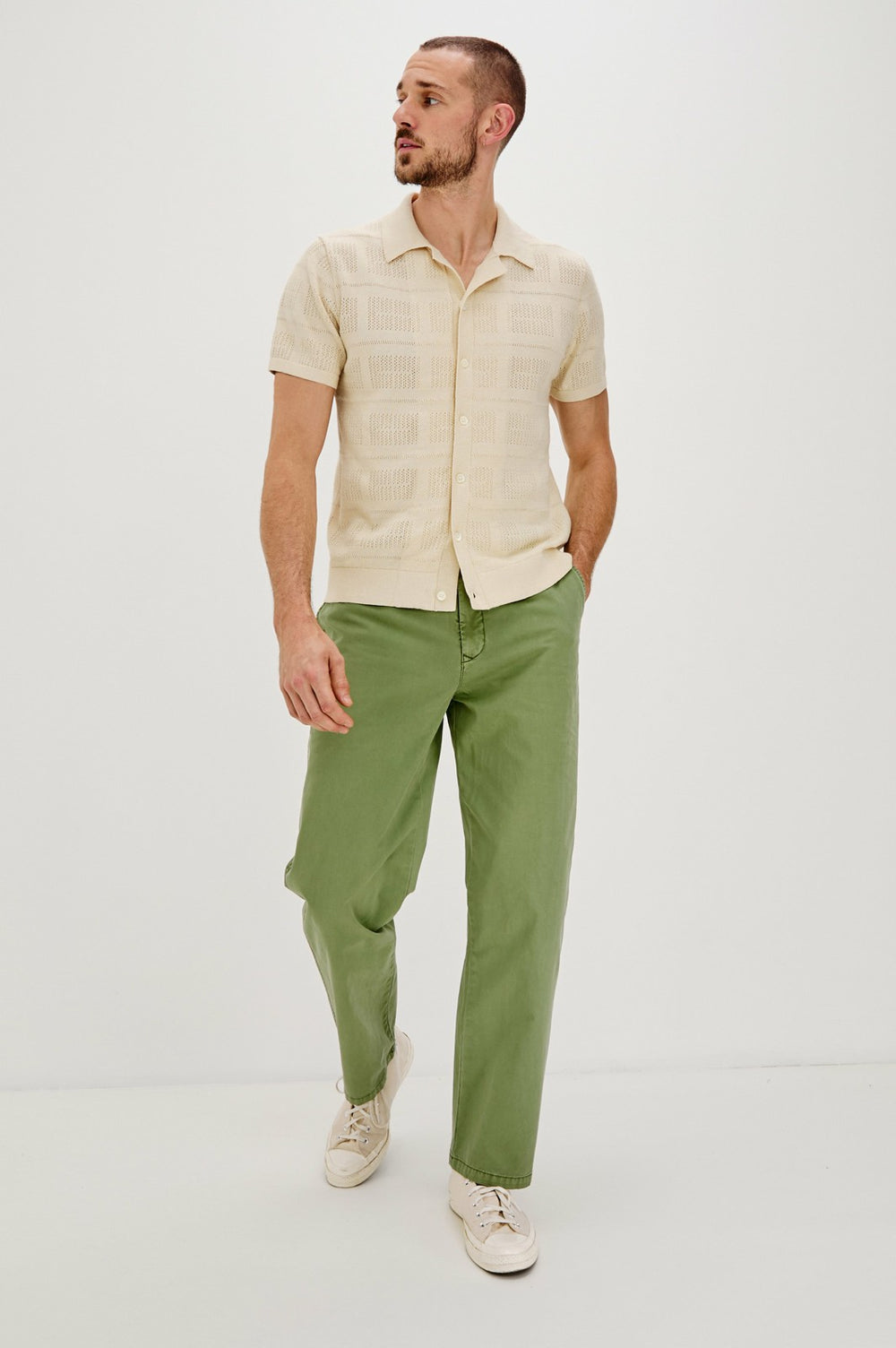 YATES SHIRT - CREAM| Rails US