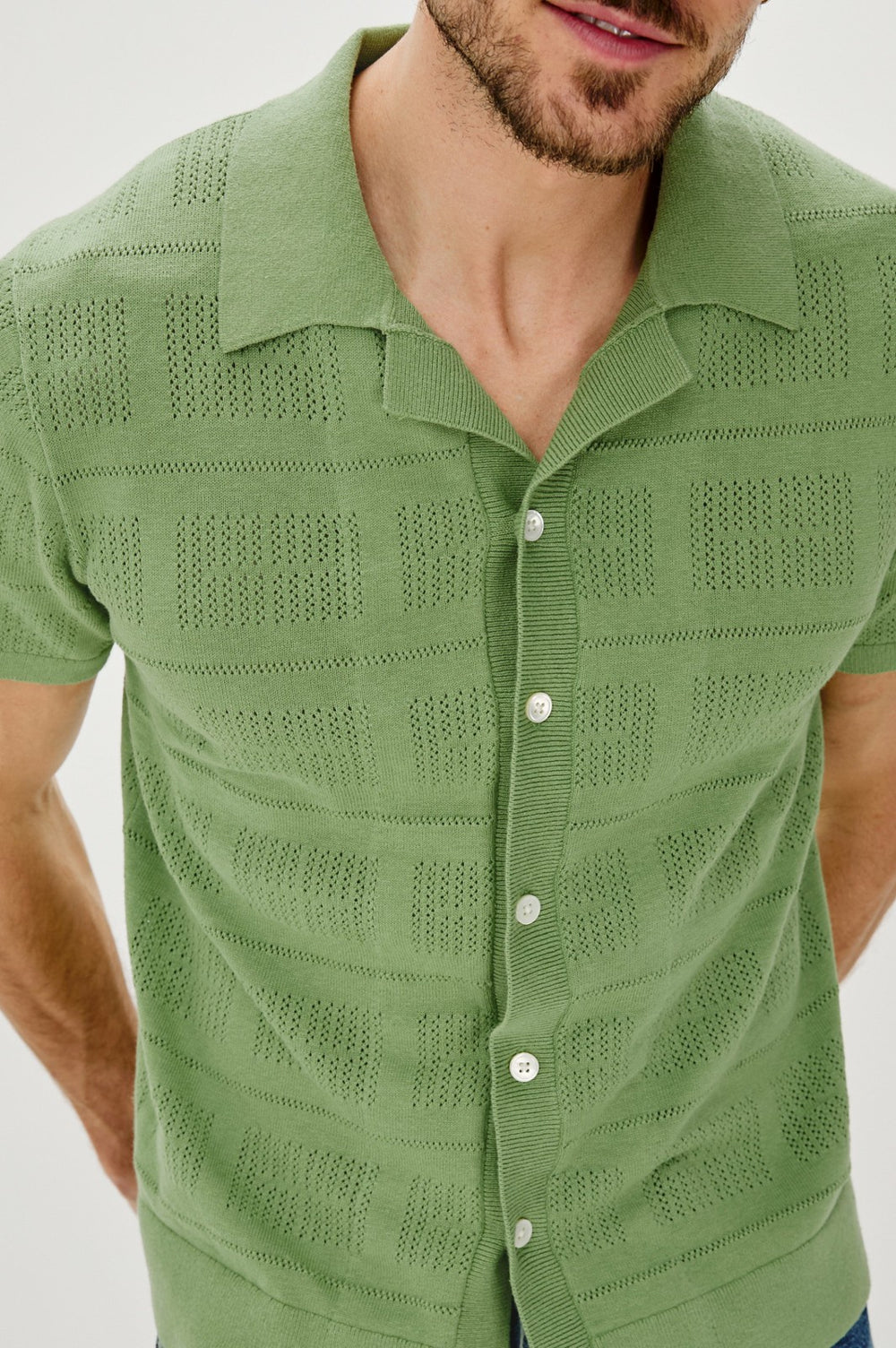 YATES SHIRT - MATCHA| Rails outlet