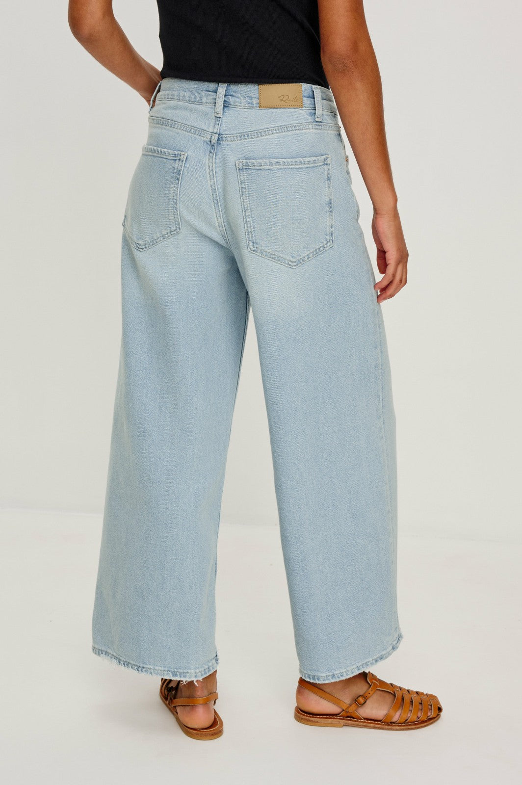 ANGELENO WIDE LEG CROP - SCUBA| Rails US