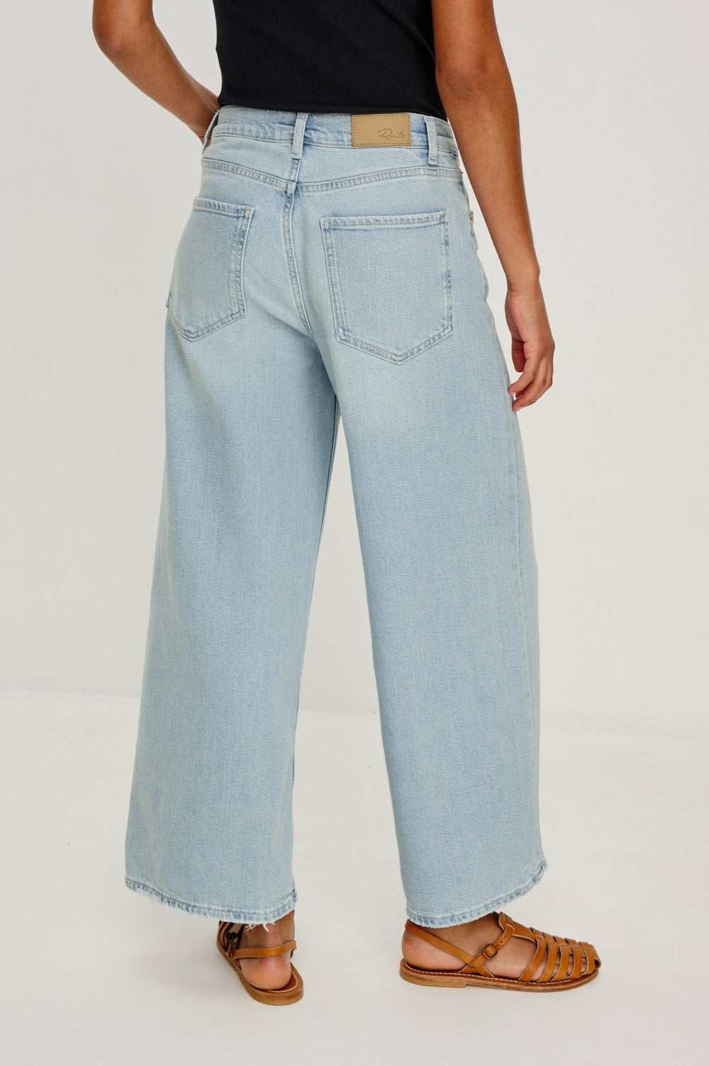 ANGELENO WIDE LEG CROP - SCUBA| Rails US