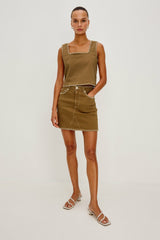 CARBON TOP - SAFARI EMBROIDERED| Rails outlet