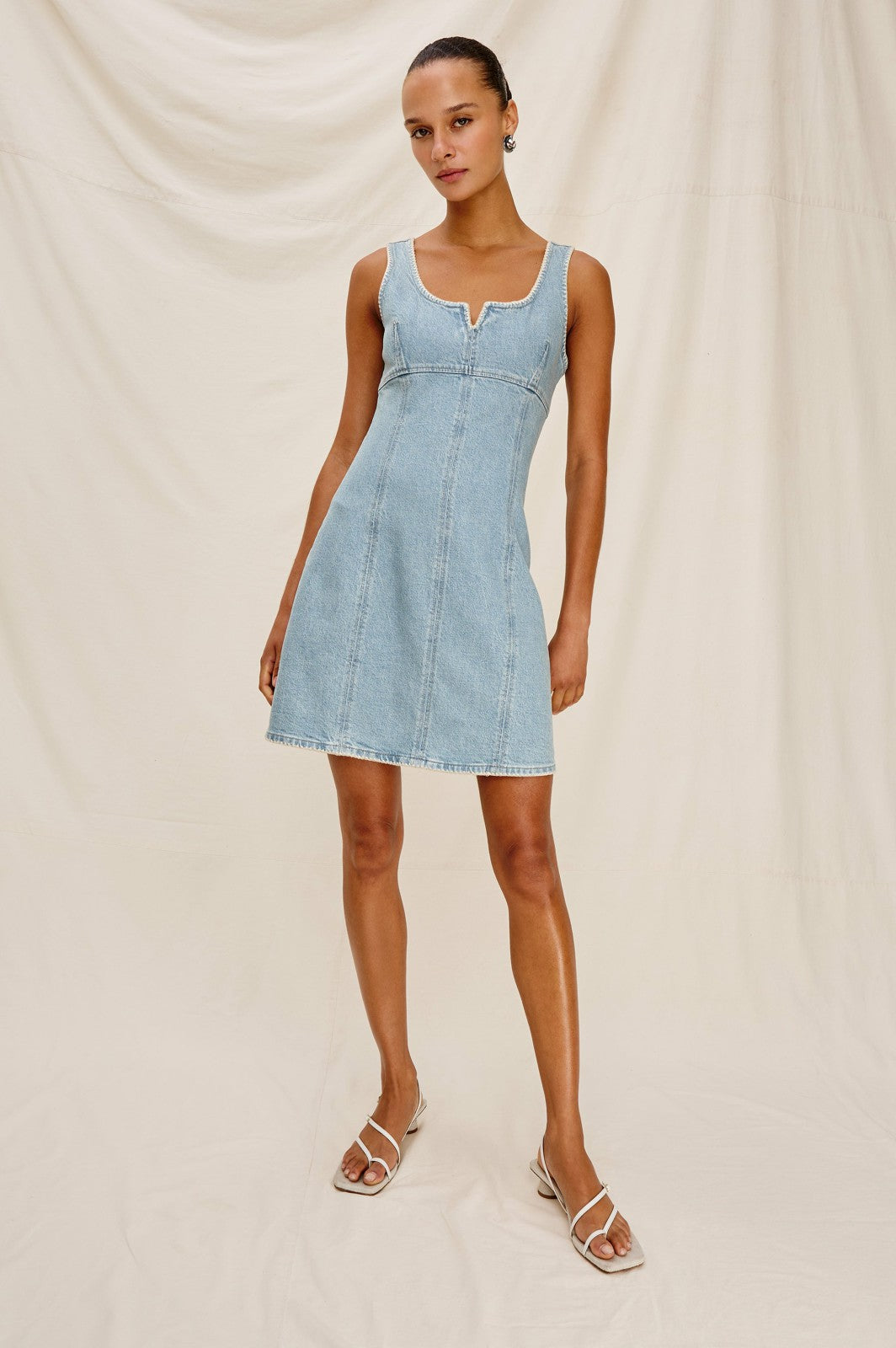 COVE DRESS - CAPRI BLANKET STITCH| Rails US