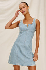 COVE DRESS - CAPRI BLANKET STITCH| Rails US
