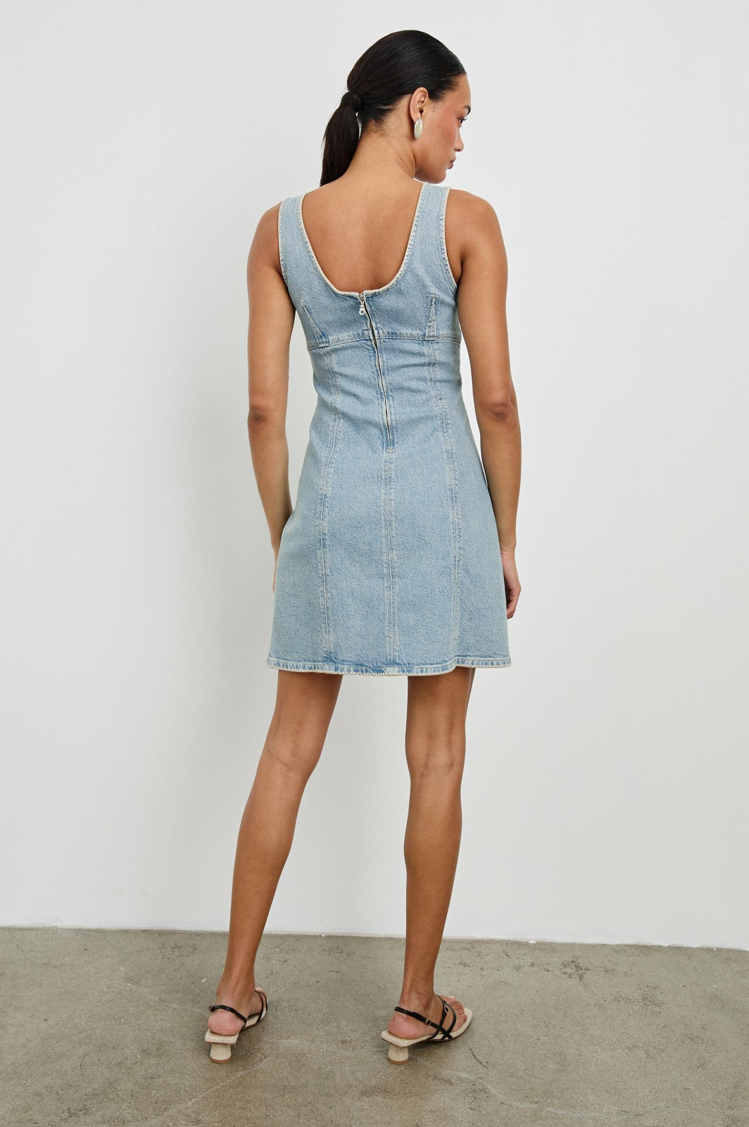 COVE DRESS - CAPRI BLANKET STITCH| Rails US