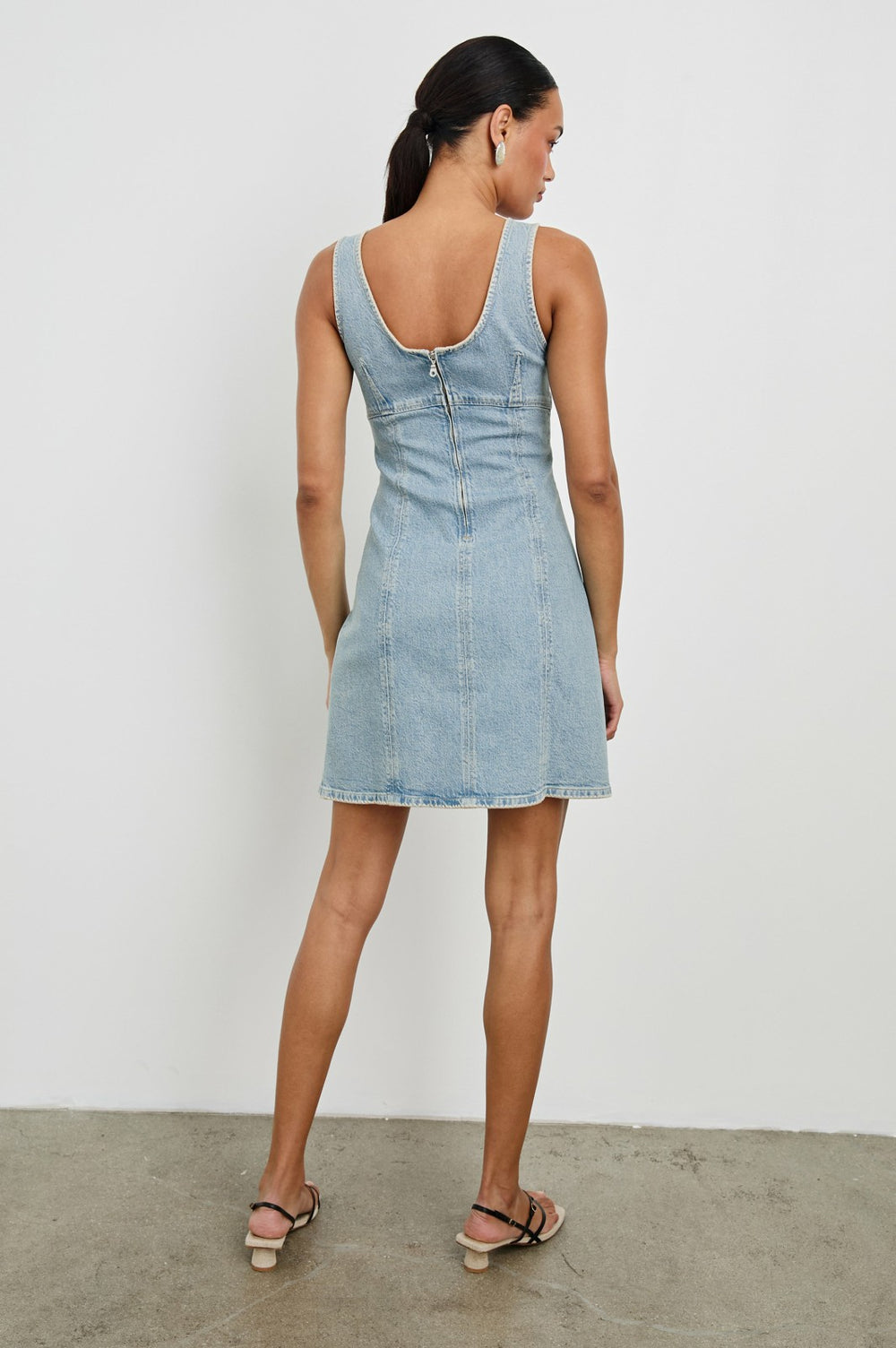 COVE DRESS - CAPRI BLANKET STITCH| Rails US