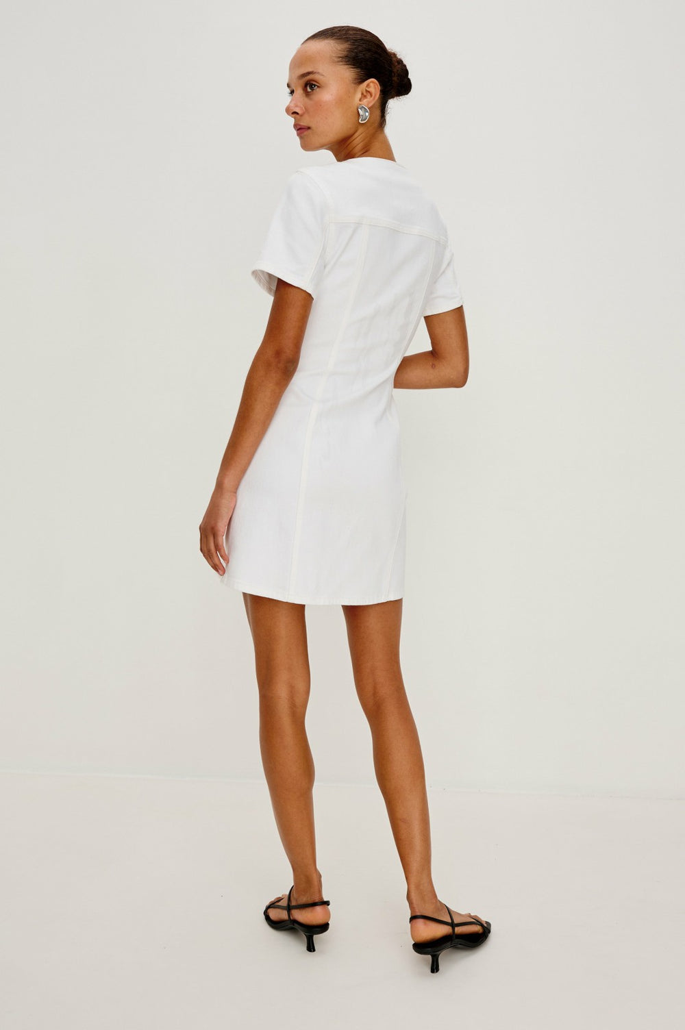 SARATOGA DRESS - SALT WHITE| Rails on sale