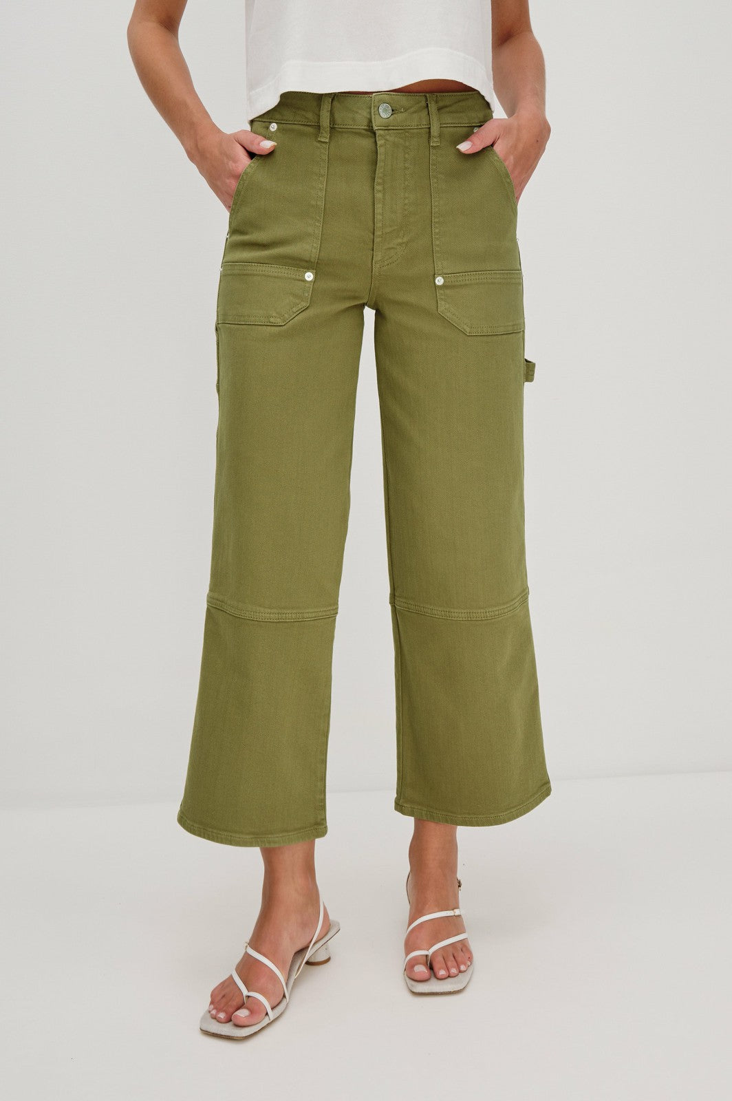 SILVERADO CARPENTER CROP - DARK OLIVE| Rails sale