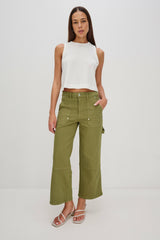 SILVERADO CARPENTER CROP - DARK OLIVE| Rails sale
