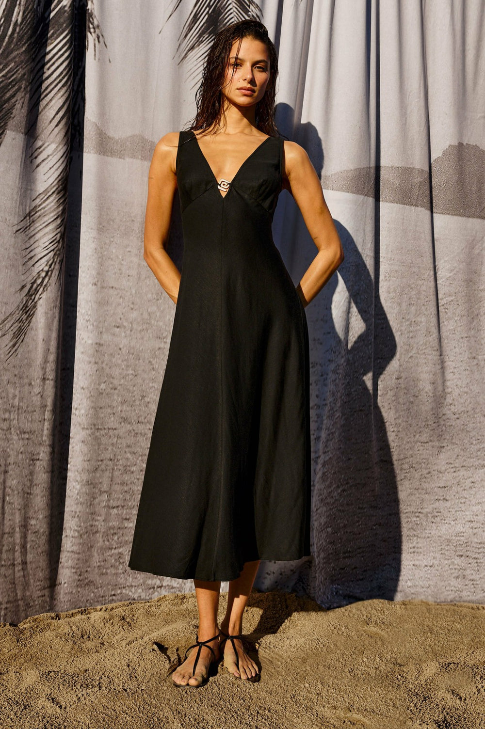 RAILS X LSPACE AVILA DRESS - BLACK| Rails for sale
