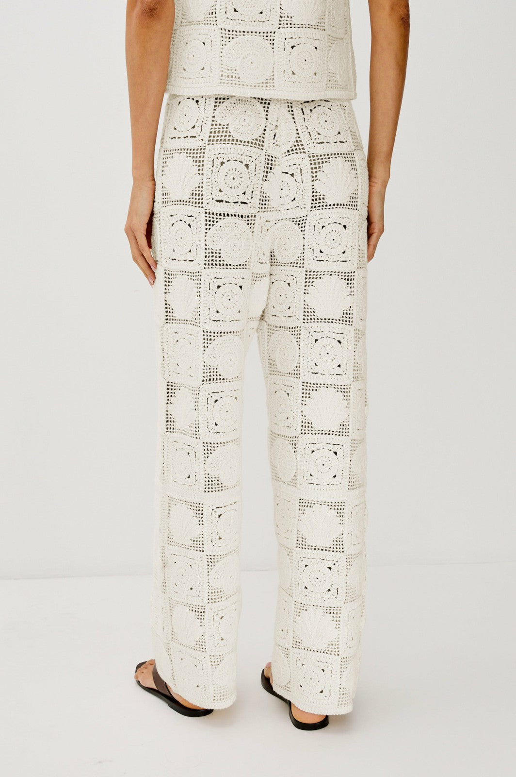 RAILS X LSPACE MAJA PANT - WHITE SEA SHELL CROCHET| Rails for sale