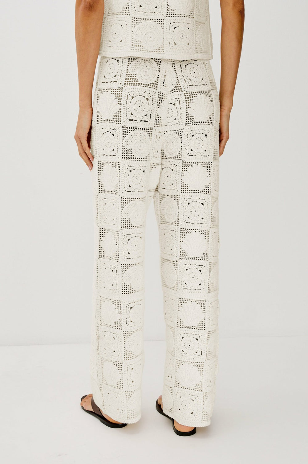 RAILS X LSPACE MAJA PANT - WHITE SEA SHELL CROCHET| Rails for sale