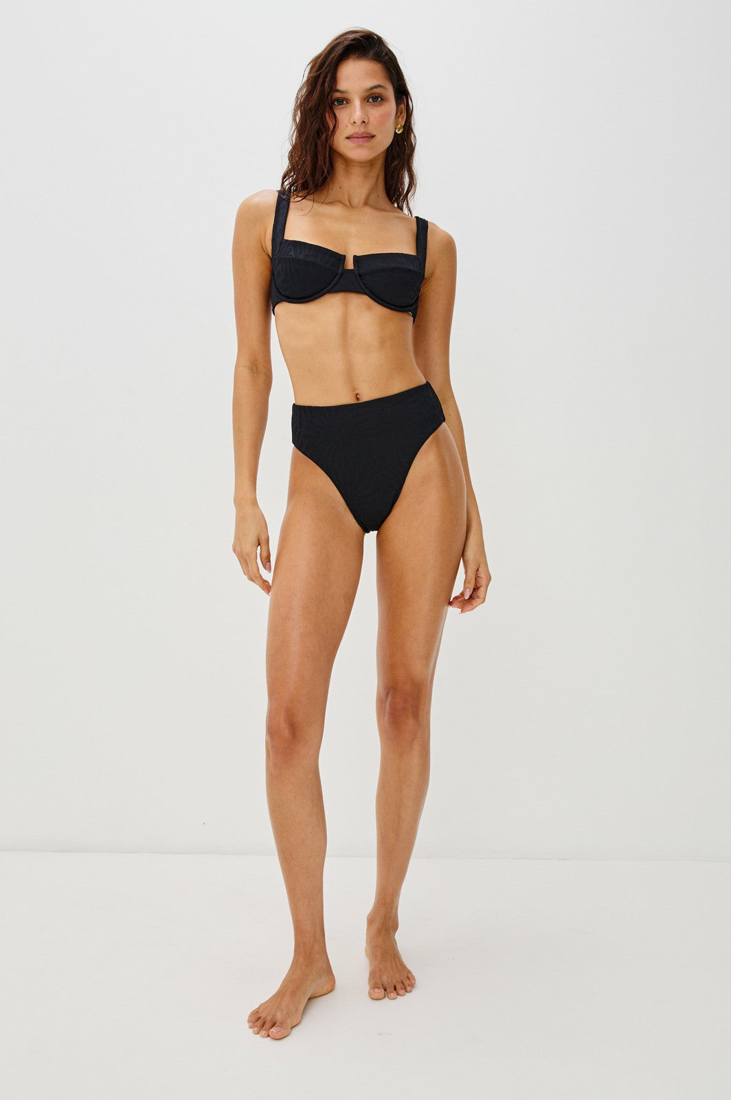 RAILS X LSPACE BIANCA BIKINI TOP - BLACK| Rails for sale