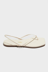 TKEES SQUARE TOE MILLIE SANDAL - CREAM| Rails online