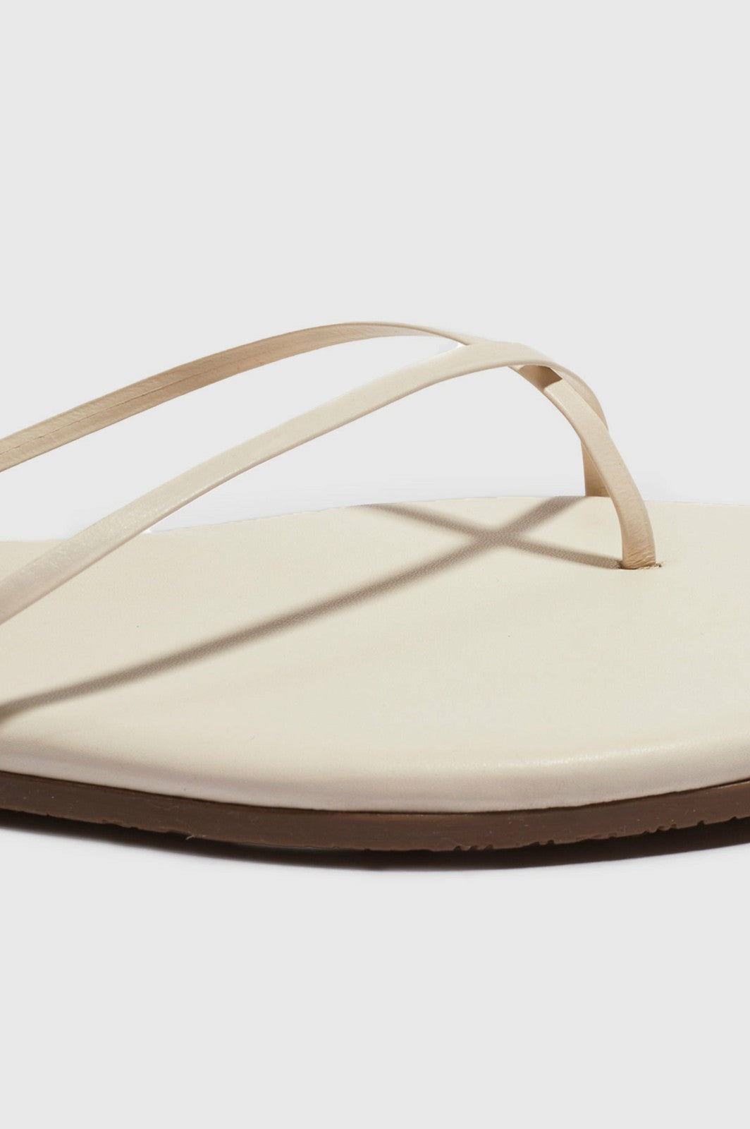 TKEES SQUARE TOE MILLIE SANDAL - CREAM| Rails online