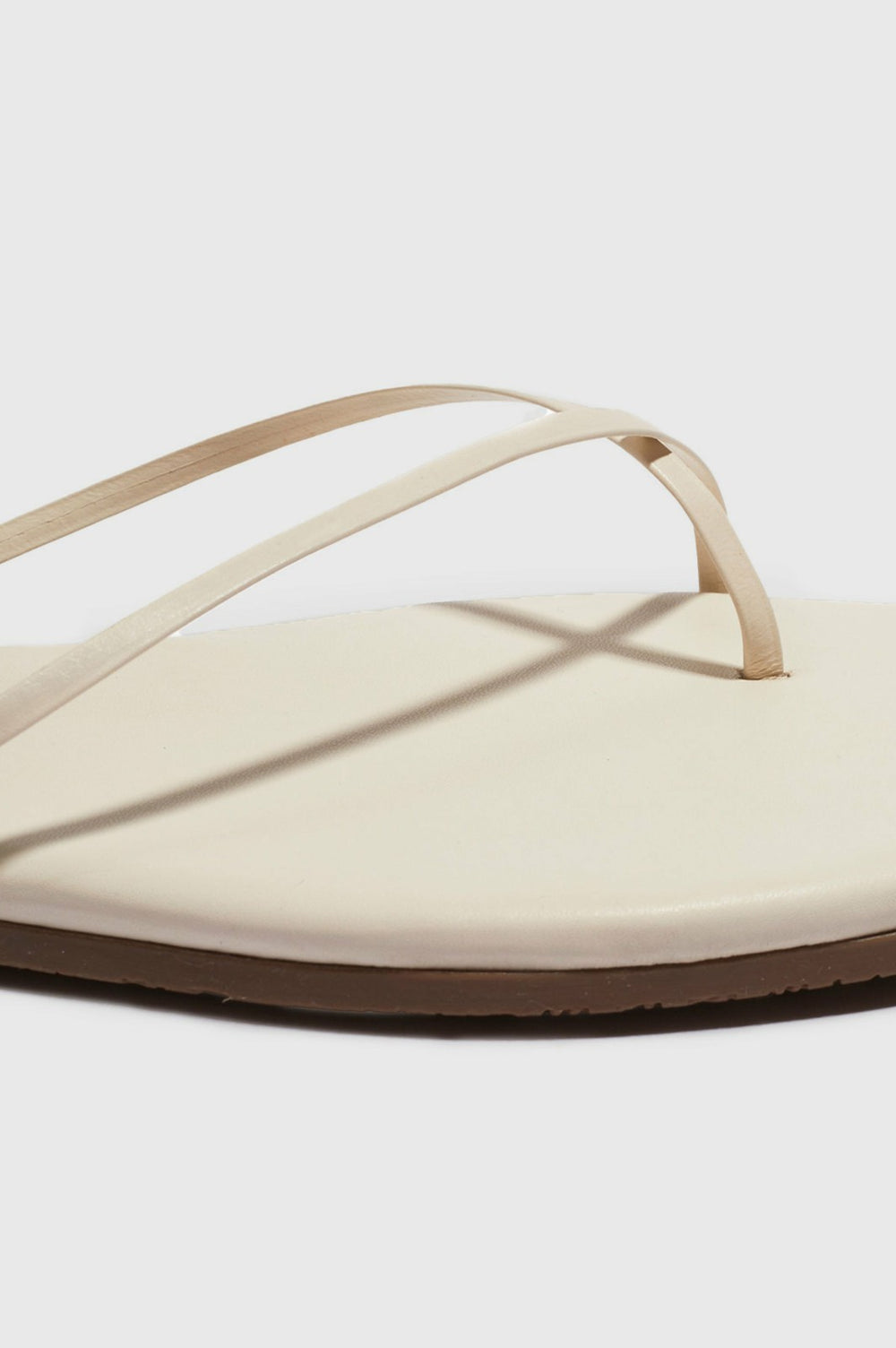 TKEES SQUARE TOE MILLIE SANDAL - CREAM| Rails online