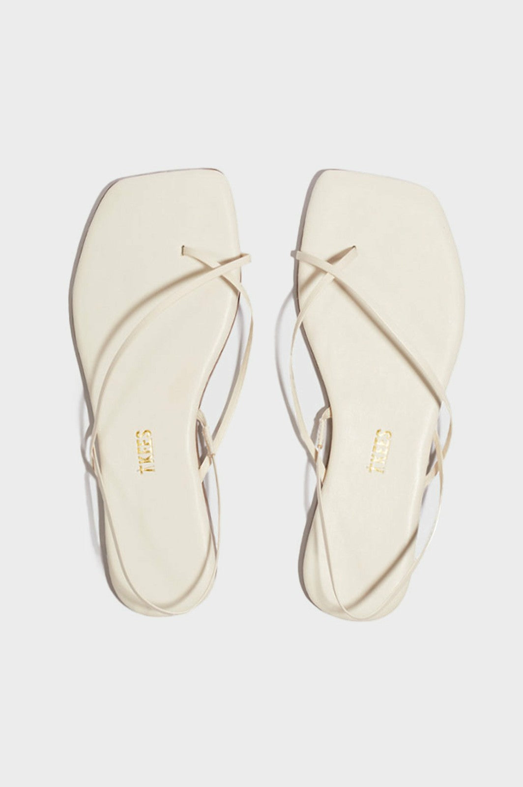 TKEES SQUARE TOE MILLIE SANDAL - CREAM| Rails online