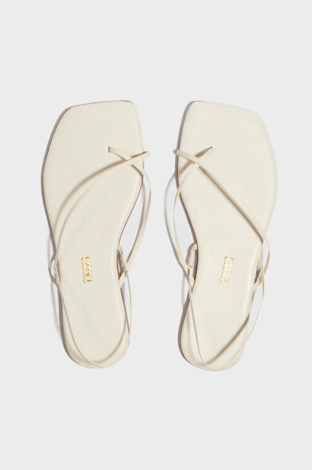 TKEES SQUARE TOE MILLIE SANDAL - CREAM| Rails online