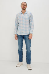 WYATT SHIRT - APRES OCEAN MELANGE| Rails outlet
