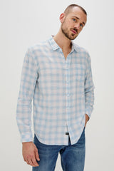 WYATT SHIRT - APRES OCEAN MELANGE| Rails outlet