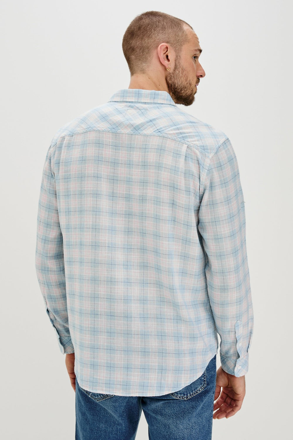 WYATT SHIRT - APRES OCEAN MELANGE| Rails outlet