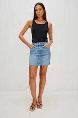 HIGHLAND MINI SKIRT - BAJA BLUE| Rails online