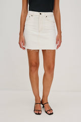 HIGHLAND MINI SKIRT - ECRU| Rails on sale