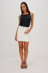 HIGHLAND MINI SKIRT - ECRU| Rails on sale