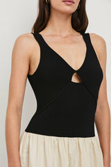 RAQUEL DRESS - BLACK IVORY| Rails near me