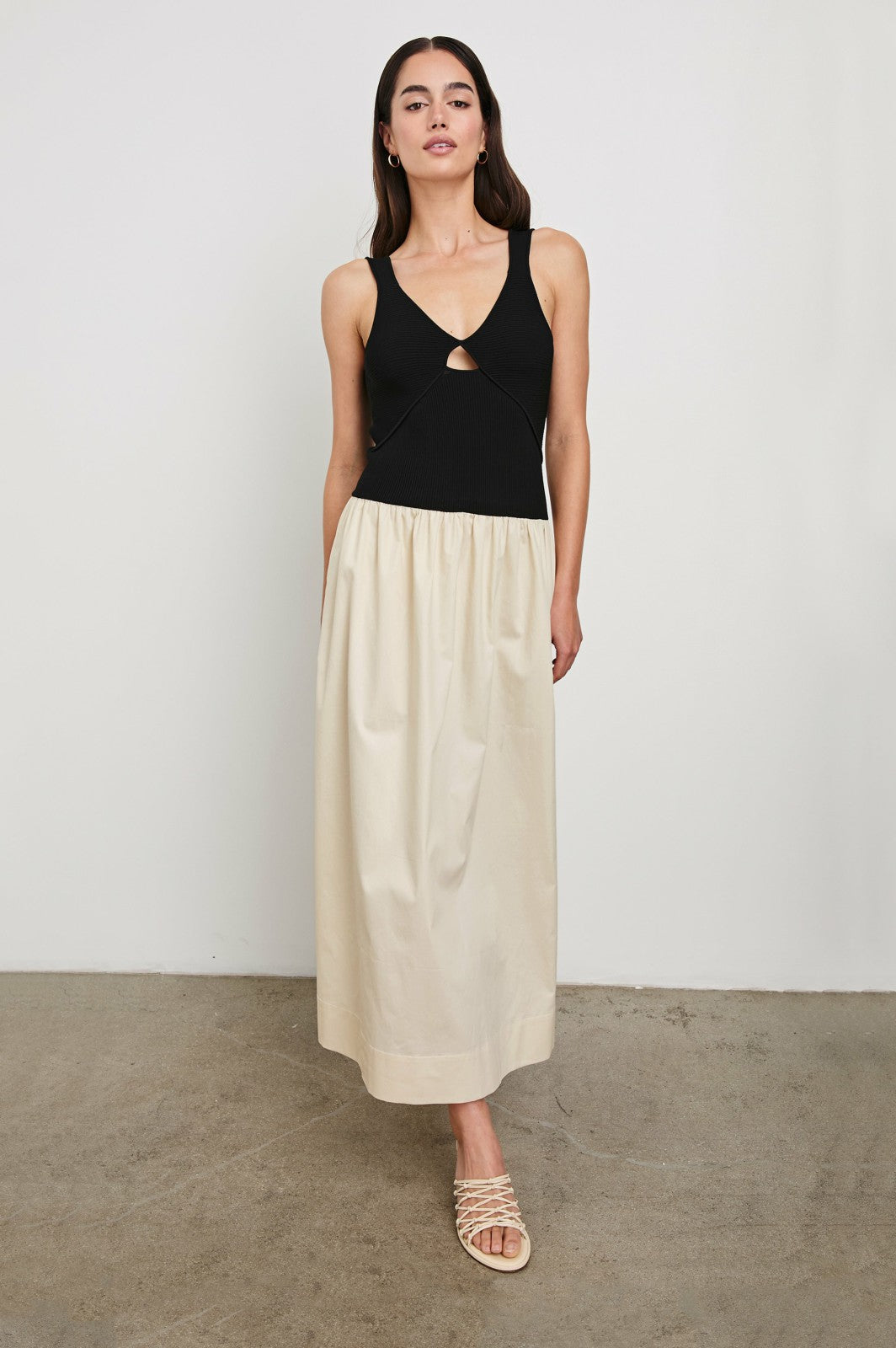 RAQUEL DRESS - BLACK IVORY| Rails near me