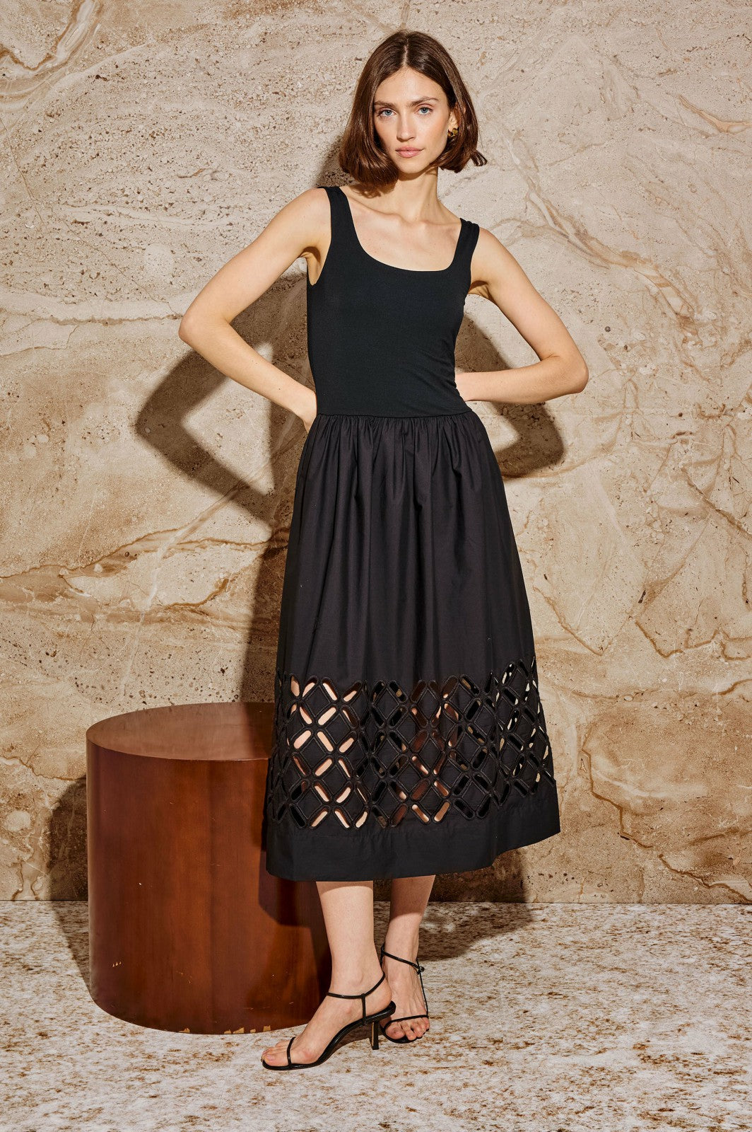 NADYA DRESS - BLACK| Rails US