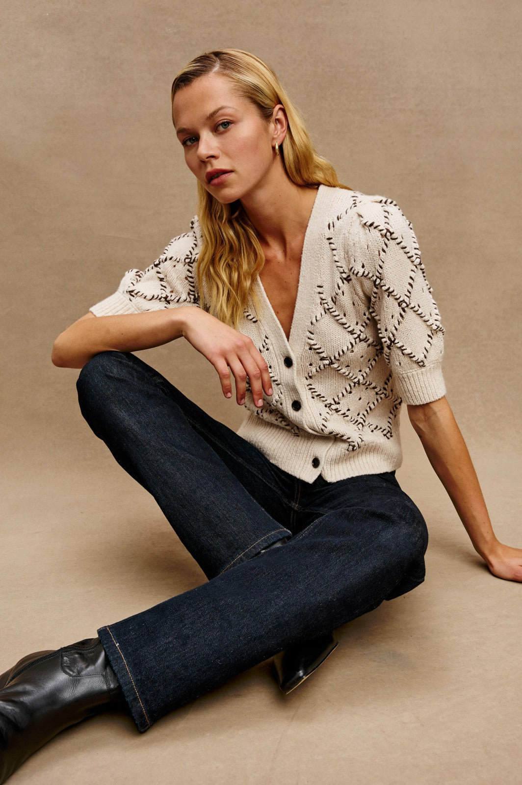 ISLA CARDIGAN - OAT| Rails online