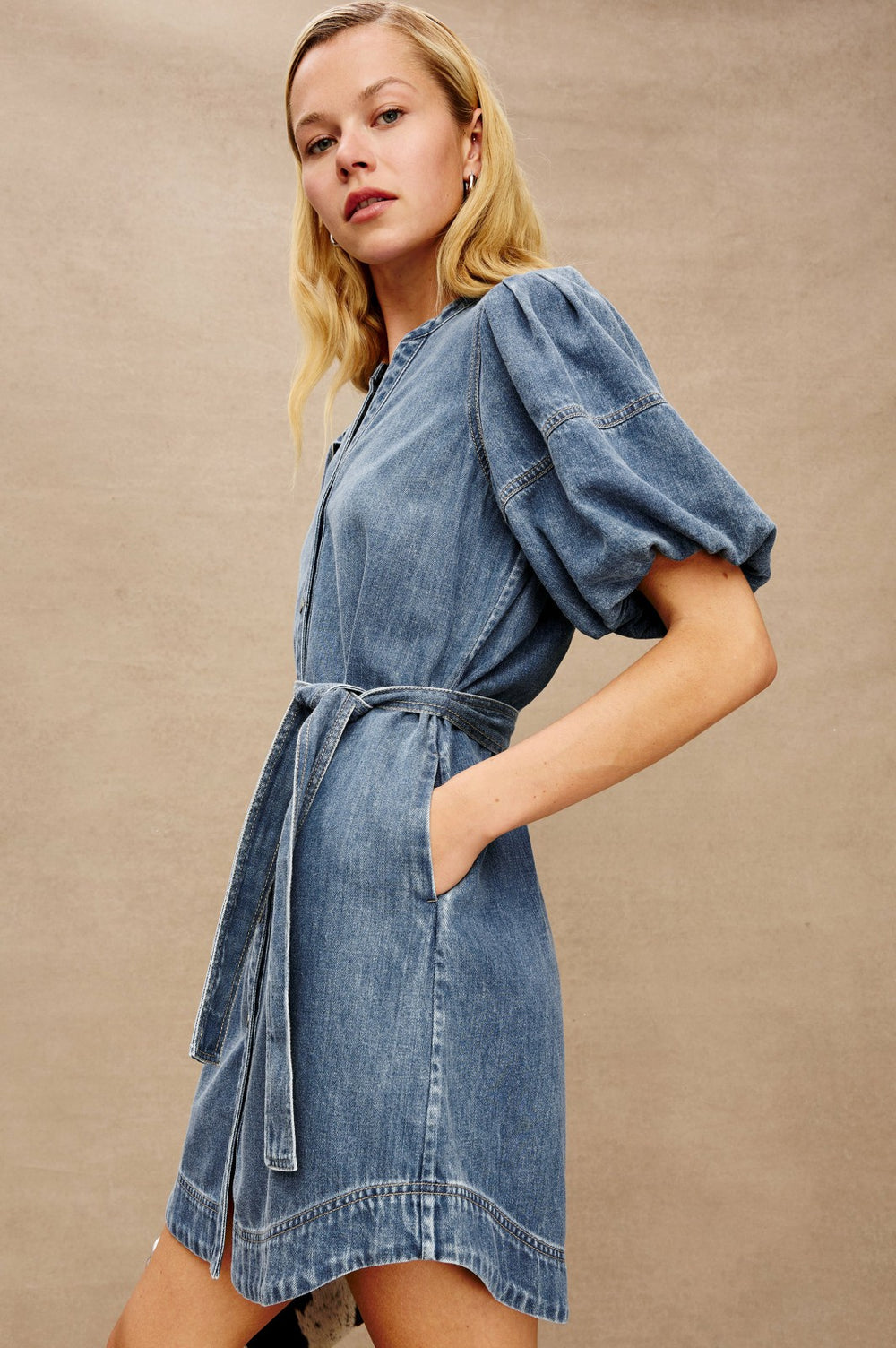 KINGSLEY DRESS - ANTIQUE BLUE| Rails outlet
