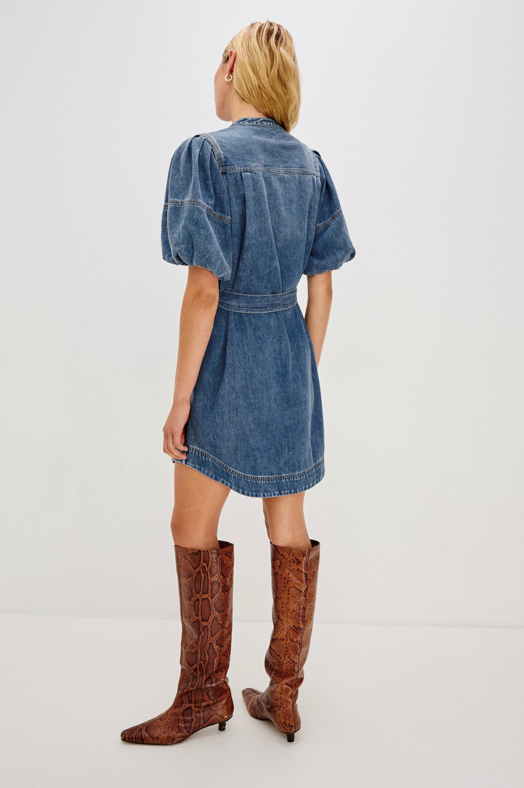 KINGSLEY DRESS - ANTIQUE BLUE| Rails outlet