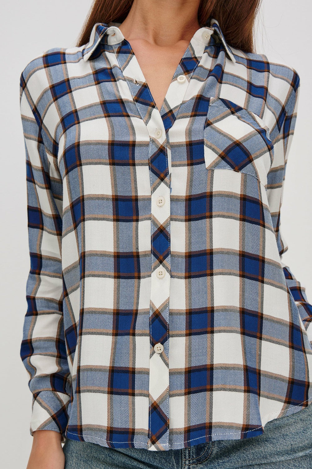HUNTER SHIRT - GOLDEN COBALT| Rails for sale