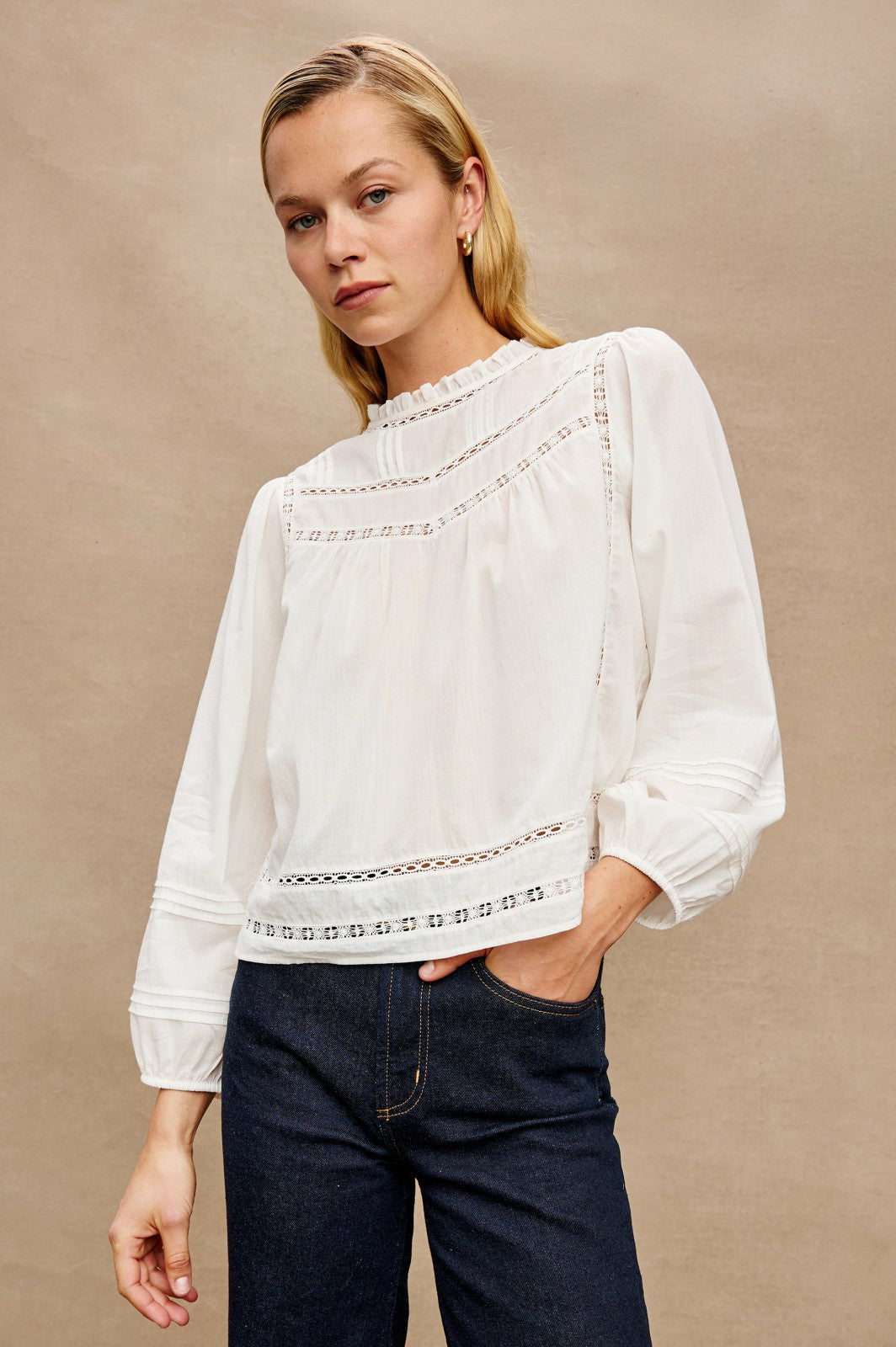 REYNA TOP - WHITE| Rails on sale
