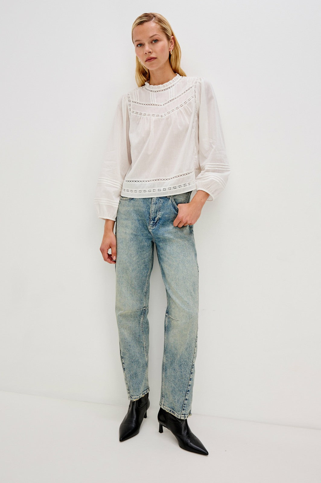 REYNA TOP - WHITE| Rails on sale