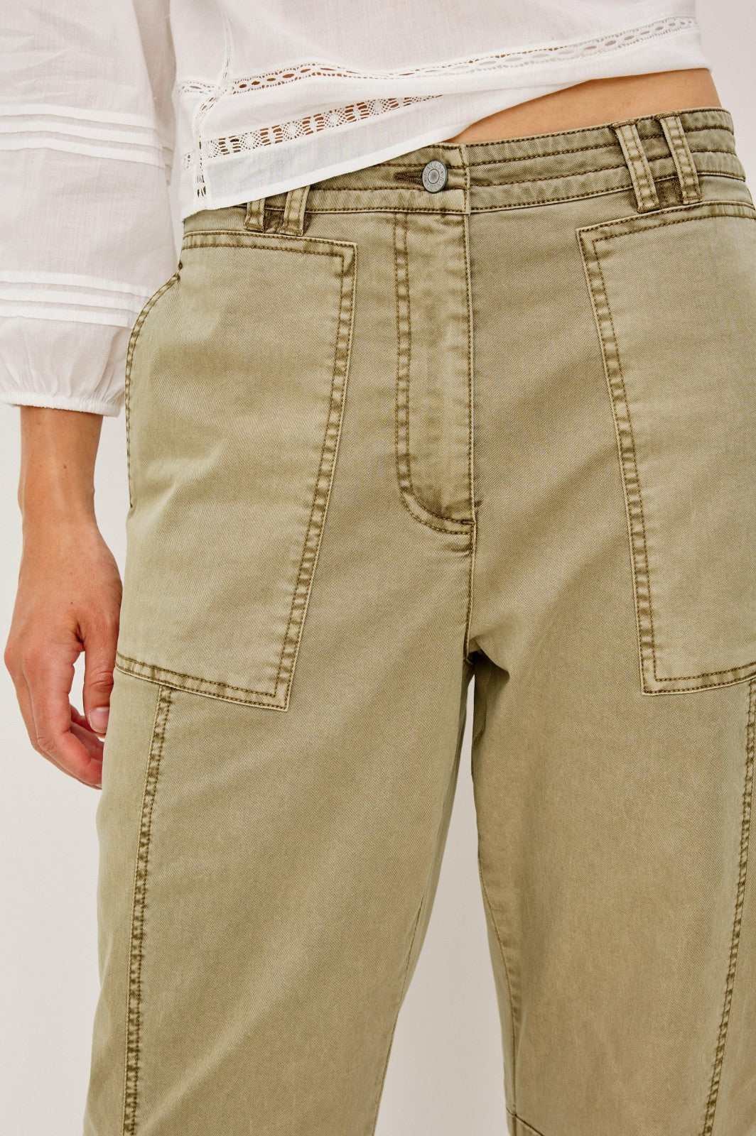 LUNAR PANT - LIGHT OLIVE| Rails for sale