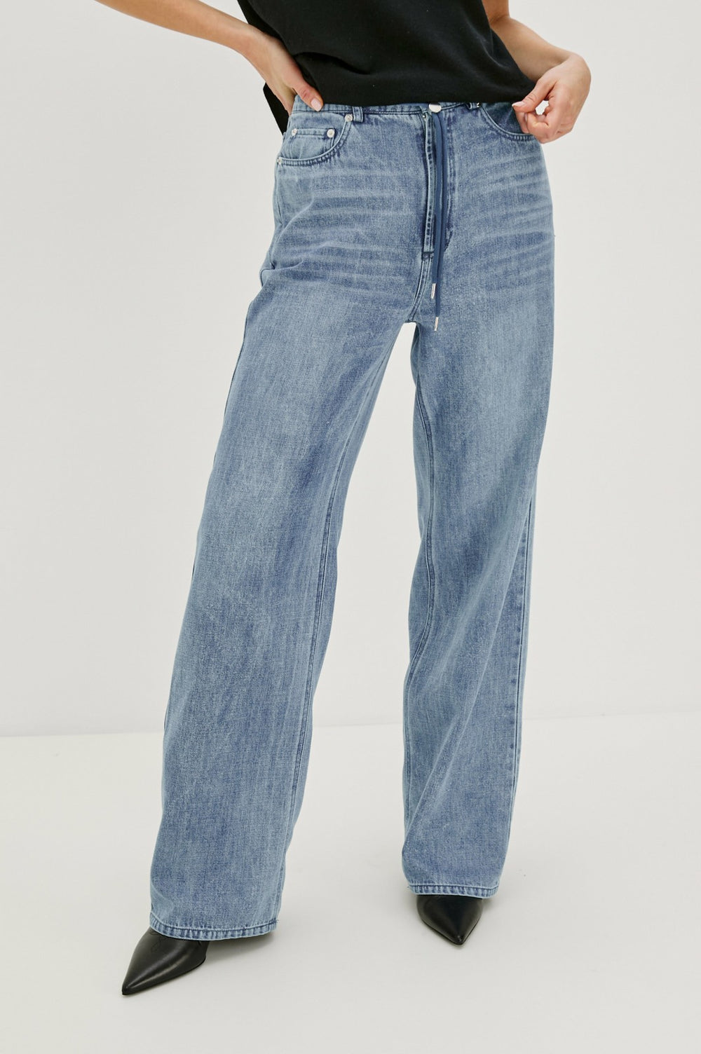 NORMANDIE PANT - ANTIQUE BLUE| Rails outlet
