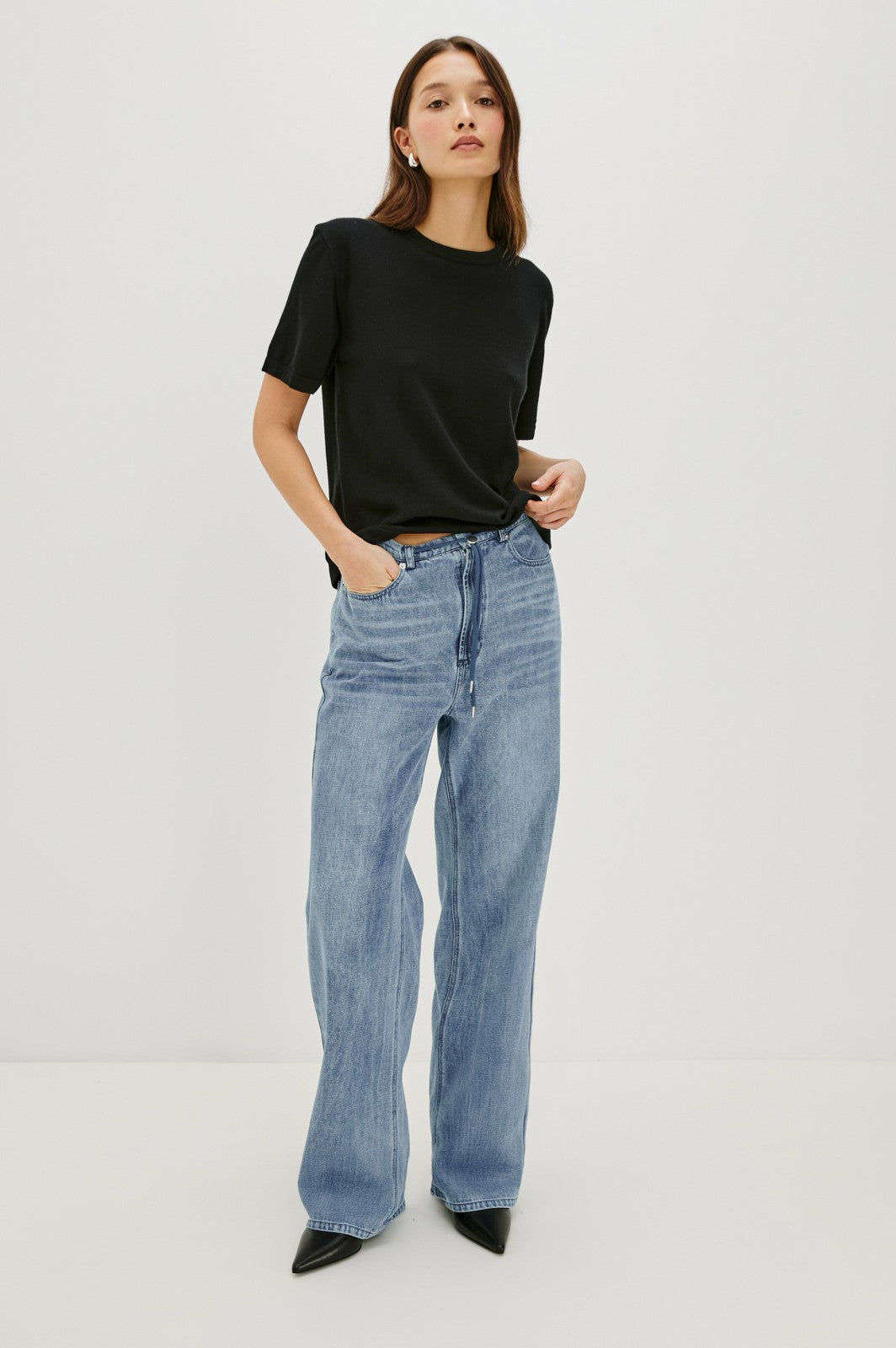 NORMANDIE PANT - ANTIQUE BLUE| Rails outlet