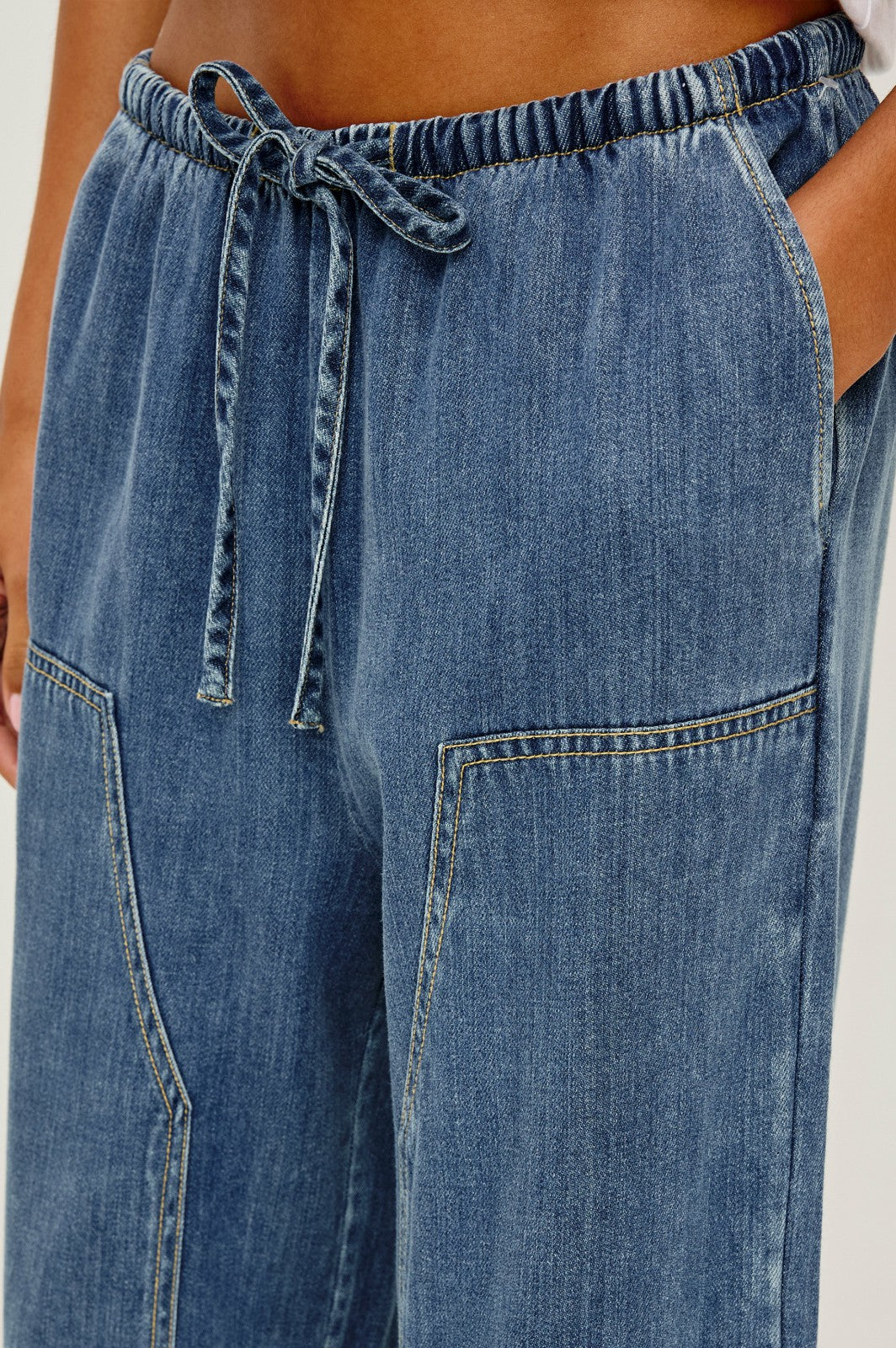 SANDERSON PANT - ANTIQUE BLUE| Rails online